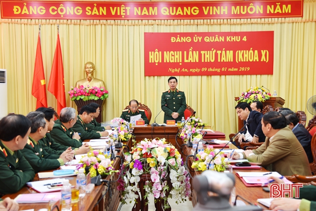 Thượng tướng Phan Văn Giang phát biểu chỉ đạo hội nghị