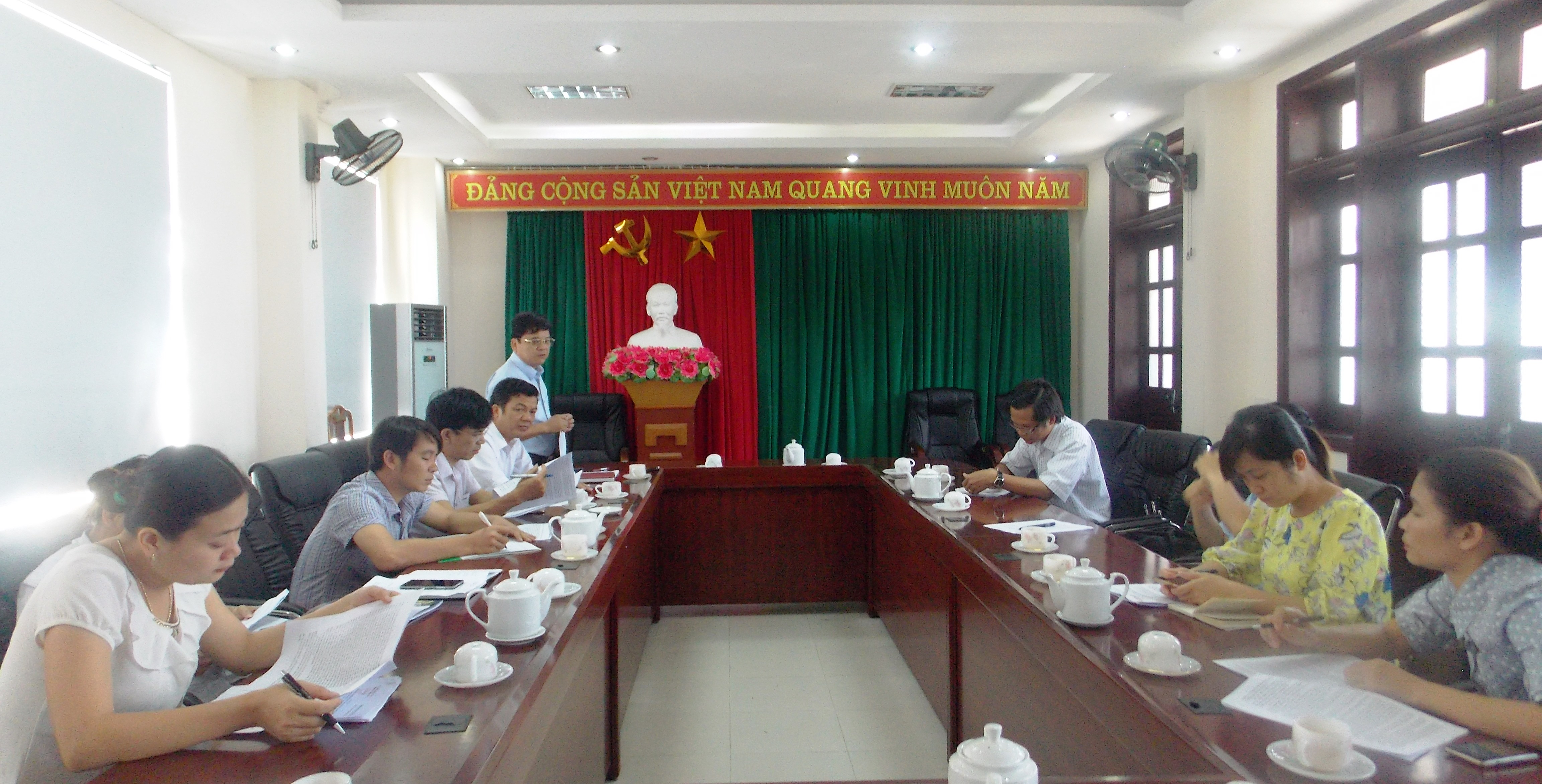 Ban Tuyên giáo Tỉnh ủy làm việc với Huyện ủy Thạch Hà về tuyên truyền xây dựng nông thôn mới